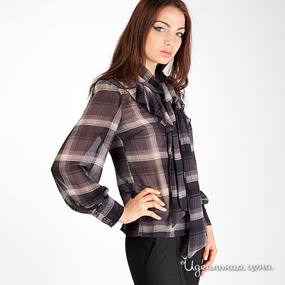 Блузка Axara, цвет цвет темно-синий / белый / черный