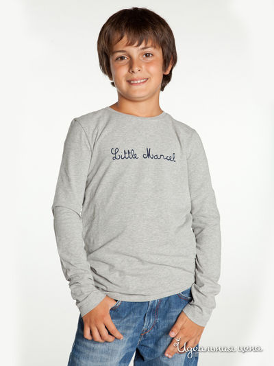 Лонгслив Little Marcel, цвет цвет серый меланж