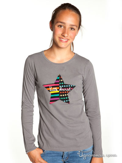 Лонгслив Little Marcel, цвет цвет жемчужно-серый