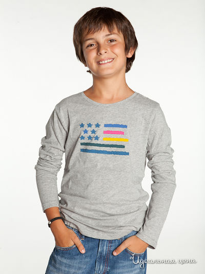 Лонгслив Little Marcel, цвет цвет серый меланж