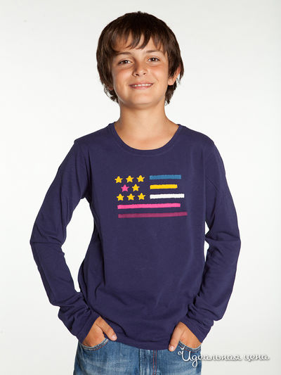 Лонгслив Little Marcel, цвет цвет темно-синий