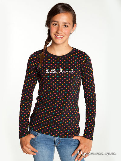 Лонгслив Little Marcel, цвет цвет мультиколор / принт горошек