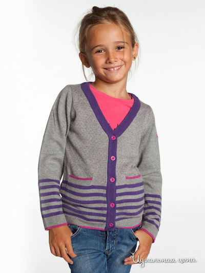 Кардиган Le Petit Marcel, цвет цвет светло-серый