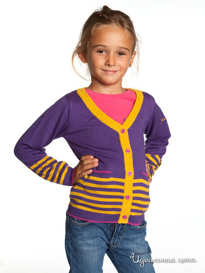 Кардиган Le Petit Marcel, цвет цвет пурпурный