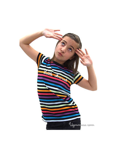 Футболка Little Marcel, цвет принт полоска