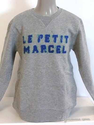 Свитшот Le Petit Marcel для мальчика, цвет серый