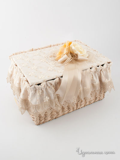 Корзина Creazioni Artistiche, цвет цвет бежевый