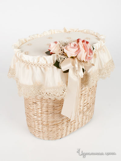 Корзина Creazioni Artistiche, цвет цвет бежевый