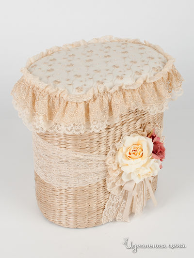 Корзина Creazioni Artistiche, цвет цвет бежевый