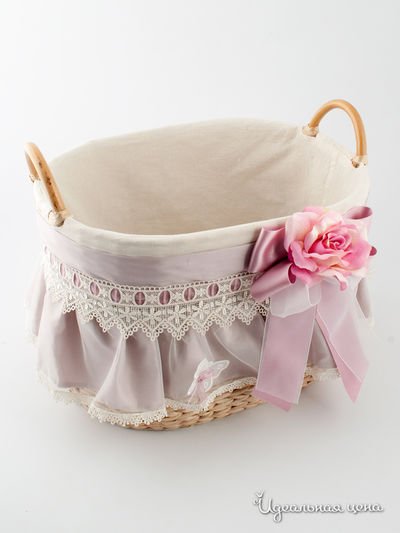 Корзина Creazioni Artistiche, цвет цвет розовый
