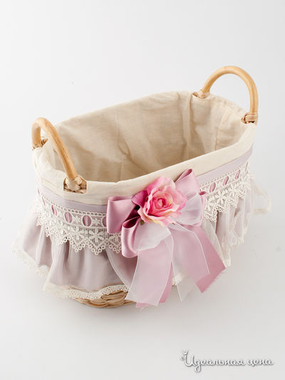 Корзина Creazioni Artistiche, цвет цвет розовый