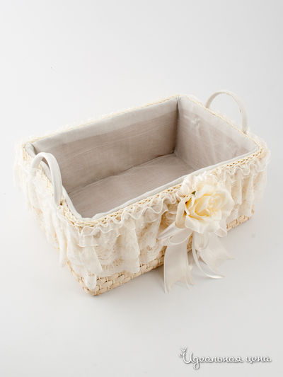 Корзина Creazioni Artistiche, цвет цвет белый