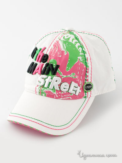 Бейсболка Maxval, цвет цвет белый