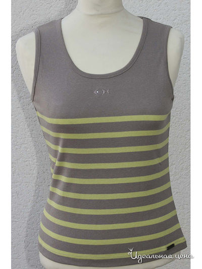 Майка Thalassa, цвет цвет коричневый / желто-зеленый