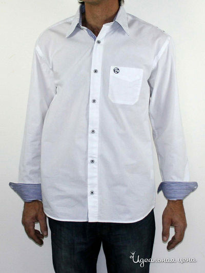 Рубашка Thalassa, цвет цвет белый / синий