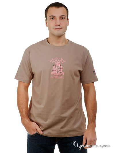 Футболка Thalassa, цвет цвет серо-коричневый