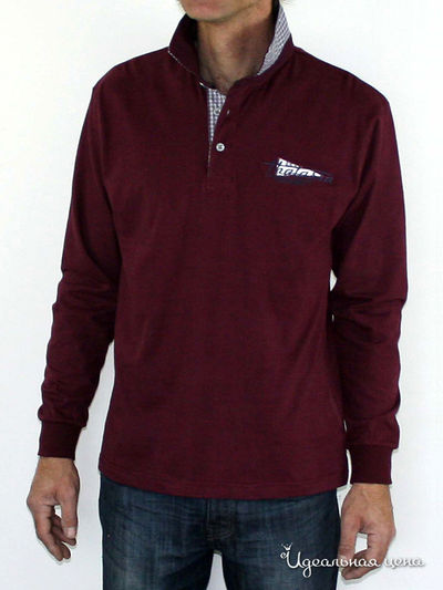 Футболка-поло Thalassa, цвет цвет бордовый