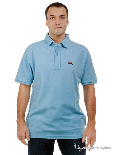 Футболка-поло Thalassa, цвет цвет голубой