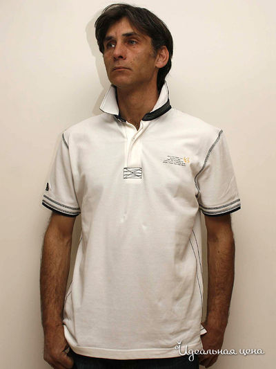 Футболка-поло Thalassa, цвет цвет сливочно-белый