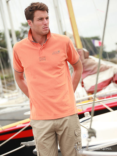 Футболка-поло Thalassa, цвет цвет абрикосовый