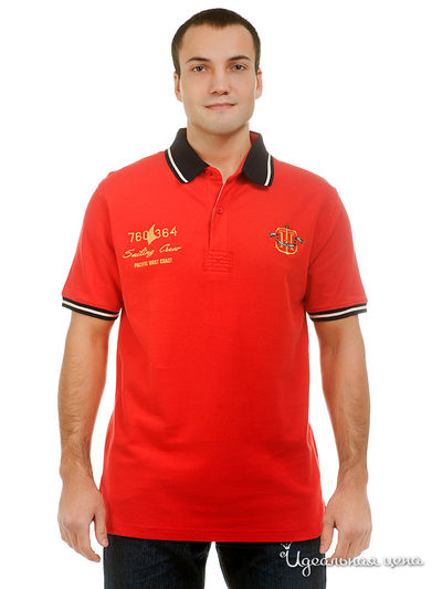 Футболка-поло Thalassa, цвет цвет красный