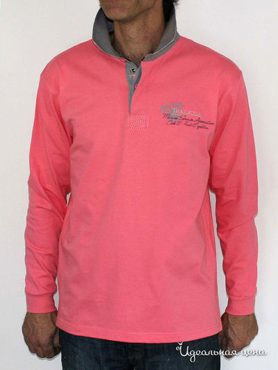 Футболка-поло Thalassa, цвет цвет светло-розовый