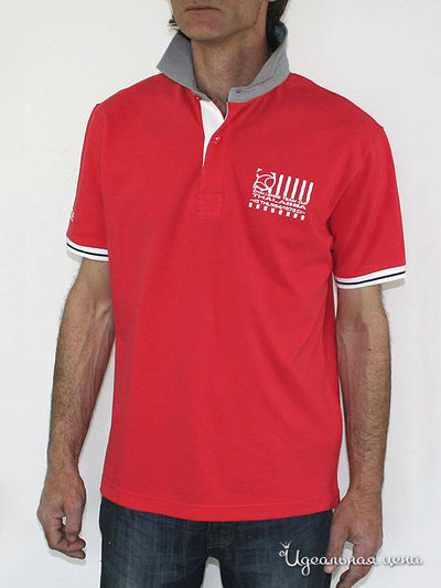 Футболка-поло Thalassa, цвет цвет паприки