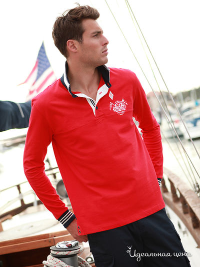 Футболка-поло Thalassa, цвет цвет красный