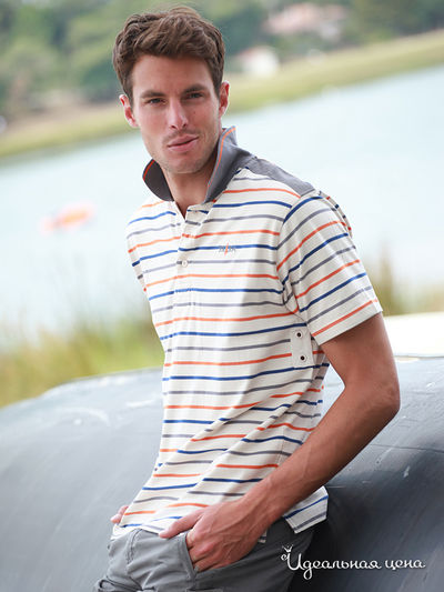 Футболка-поло Thalassa, цвет цвет экрю