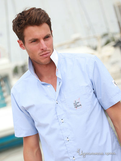 Рубашка Thalassa, цвет цвет голубой