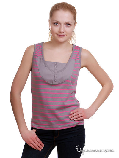 Топ Thalassa, цвет цвет серый / гортензия