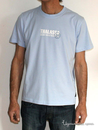 Футболка Thalassa, цвет цвет голубой