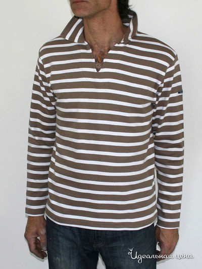 Лонгслив Thalassa, цвет цвет коричневый / белый