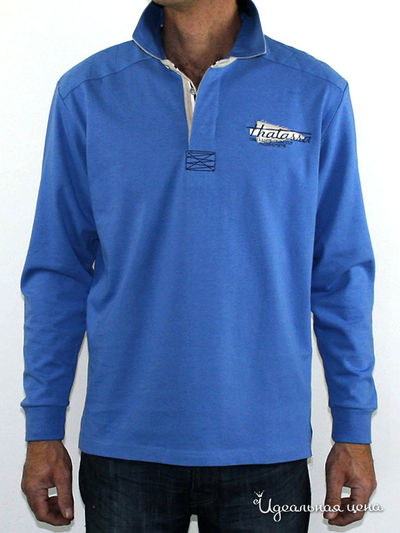 Футболка-поло Thalassa, цвет цвет синий