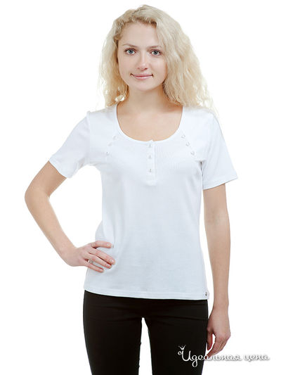 Футболка Thalassa, цвет цвет белый