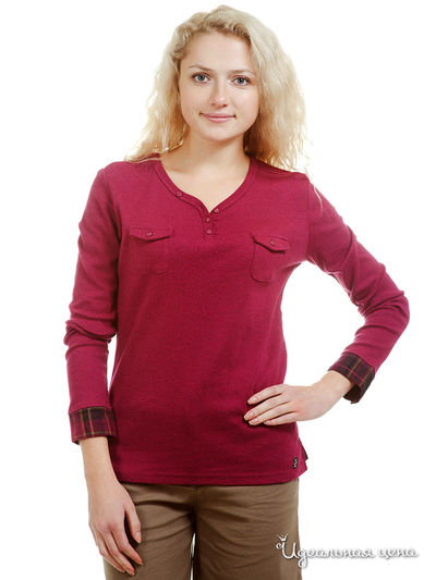 Футболка Thalassa, цвет цвет рубиновый