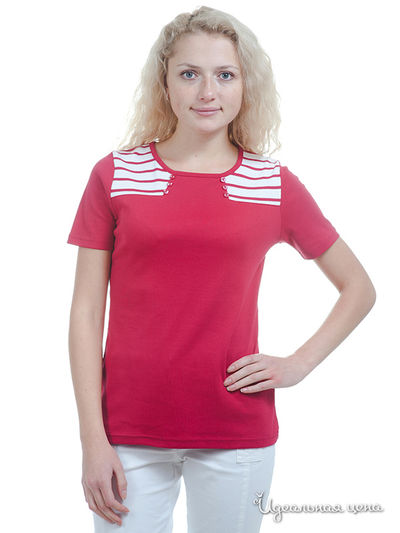 Футболка Thalassa, цвет цвет вишневый