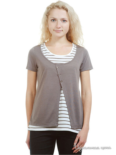 Футболка Thalassa, цвет цвет свинцово-серый