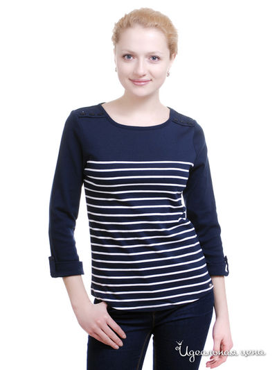 Лонгслив Thalassa, цвет цвет темно-синий / белый