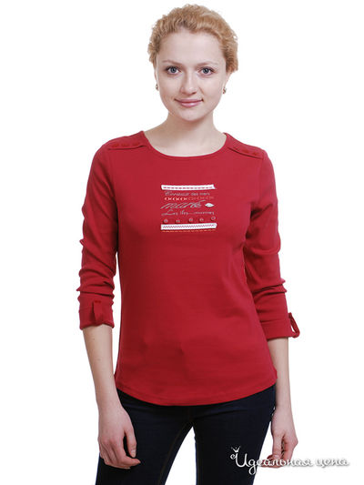 Лонгслив Thalassa, цвет цвет вишневый