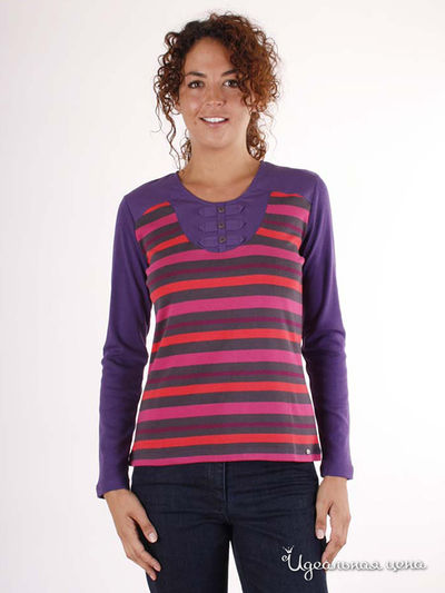 Футболка Thalassa, цвет цвет ежевичный