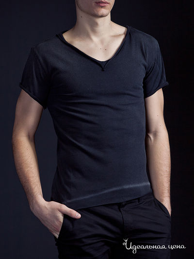 Футболка Paul Black, цвет цвет серый