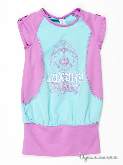 Платье Бемби, цвет цвет фиолетовый / бирюзовый