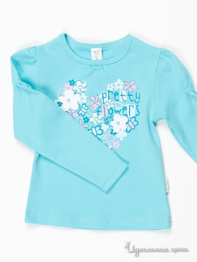 Лонгслив Бемби, цвет цвет бирюзовый