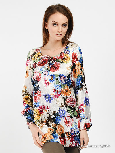 Блуза Passport, цвет цвет белый / мультиколор