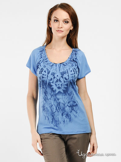 Футболка Passport, цвет цвет голубой