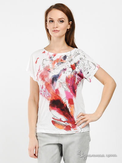 Футболка Passport, цвет цвет белый / мультиколор