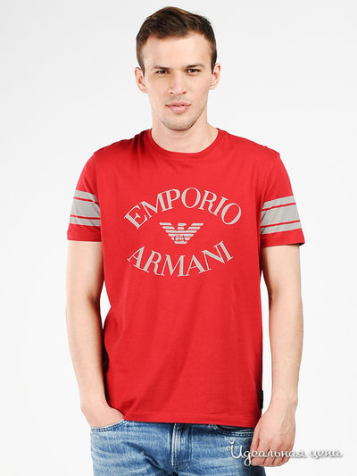 Футболка Emporio Armani, цвет цвет красный