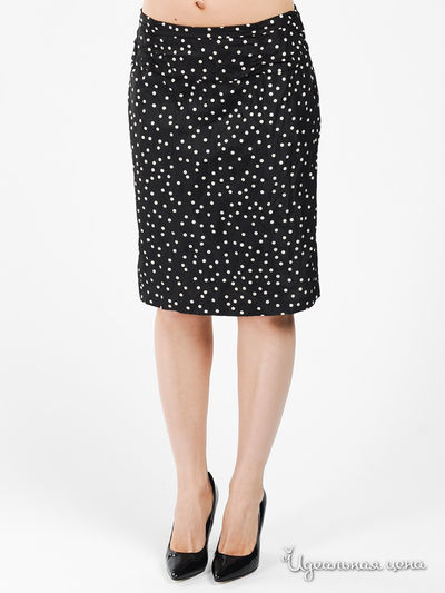 Юбка Betty Barclay, цвет цвет черный / принт горошек