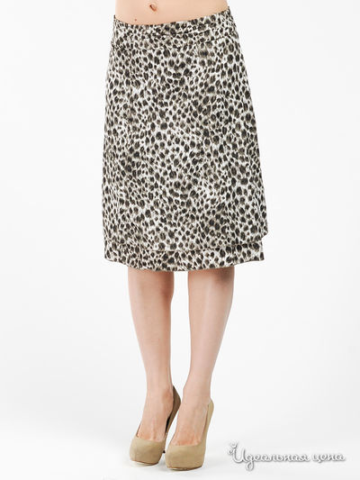 Юбка Betty Barclay, цвет цвет бежевый / принт леопард